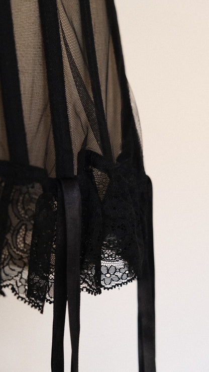 Vintage French Dusk corset (36B/80B)