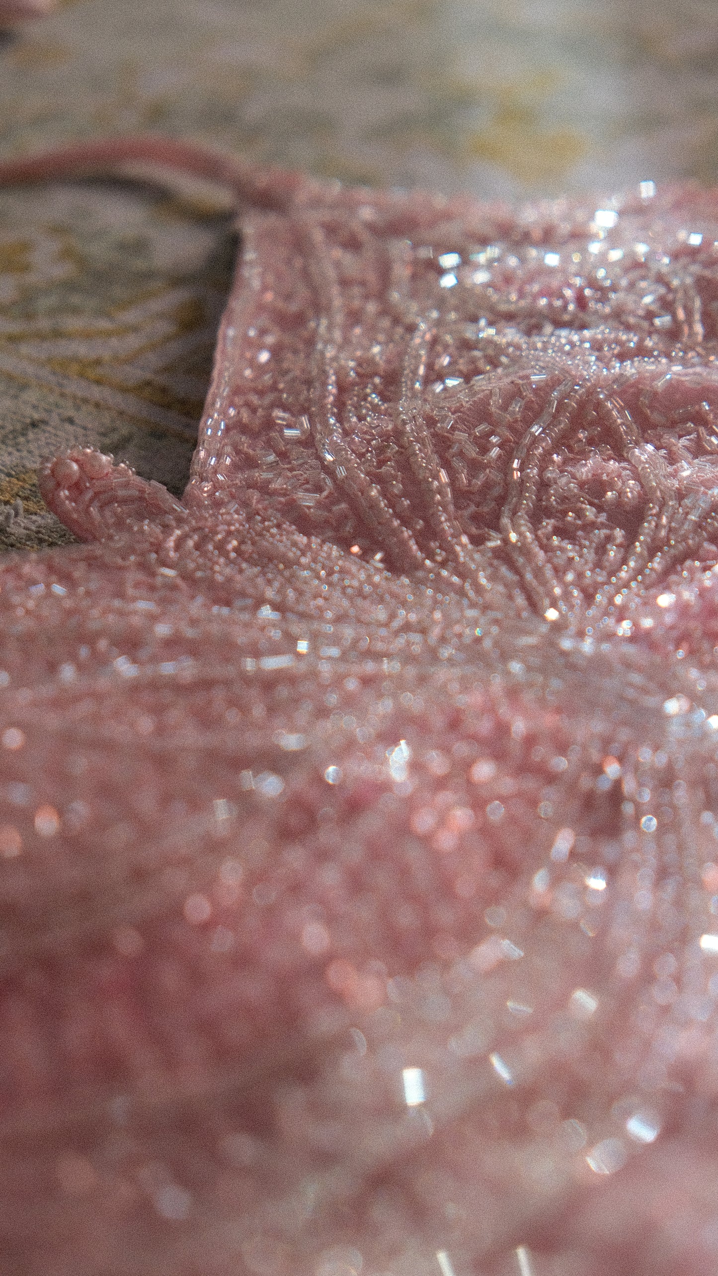 Vintage soft pink butterfly top (One Size)