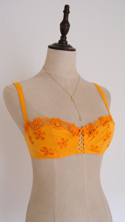 Vintage Citrus bra (32B/70B)
