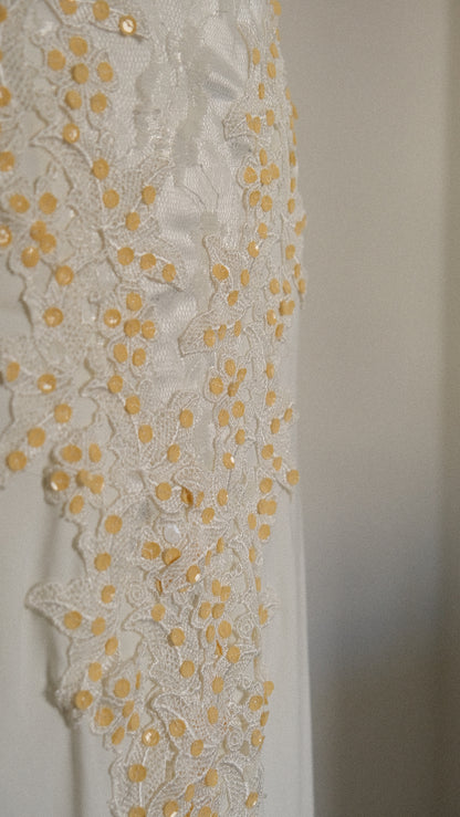Bridal Lunaria corset dress (M)