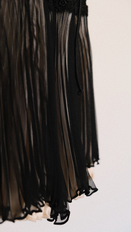 English Designer corset dress (S-M)
