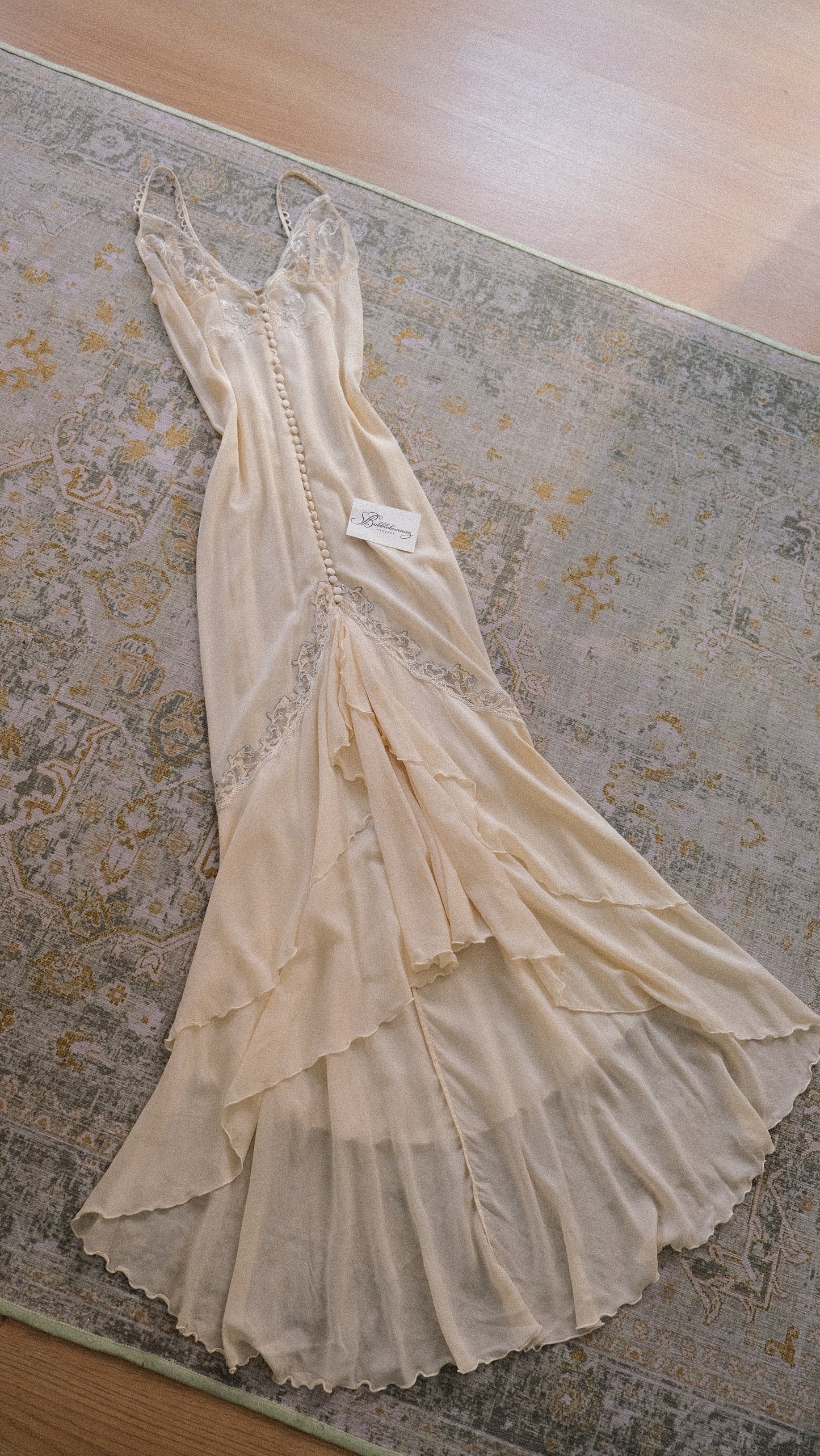 RARE Vintage La Perla late 90s/early 2000s sheer mermaid lingerie dress (XS-S)