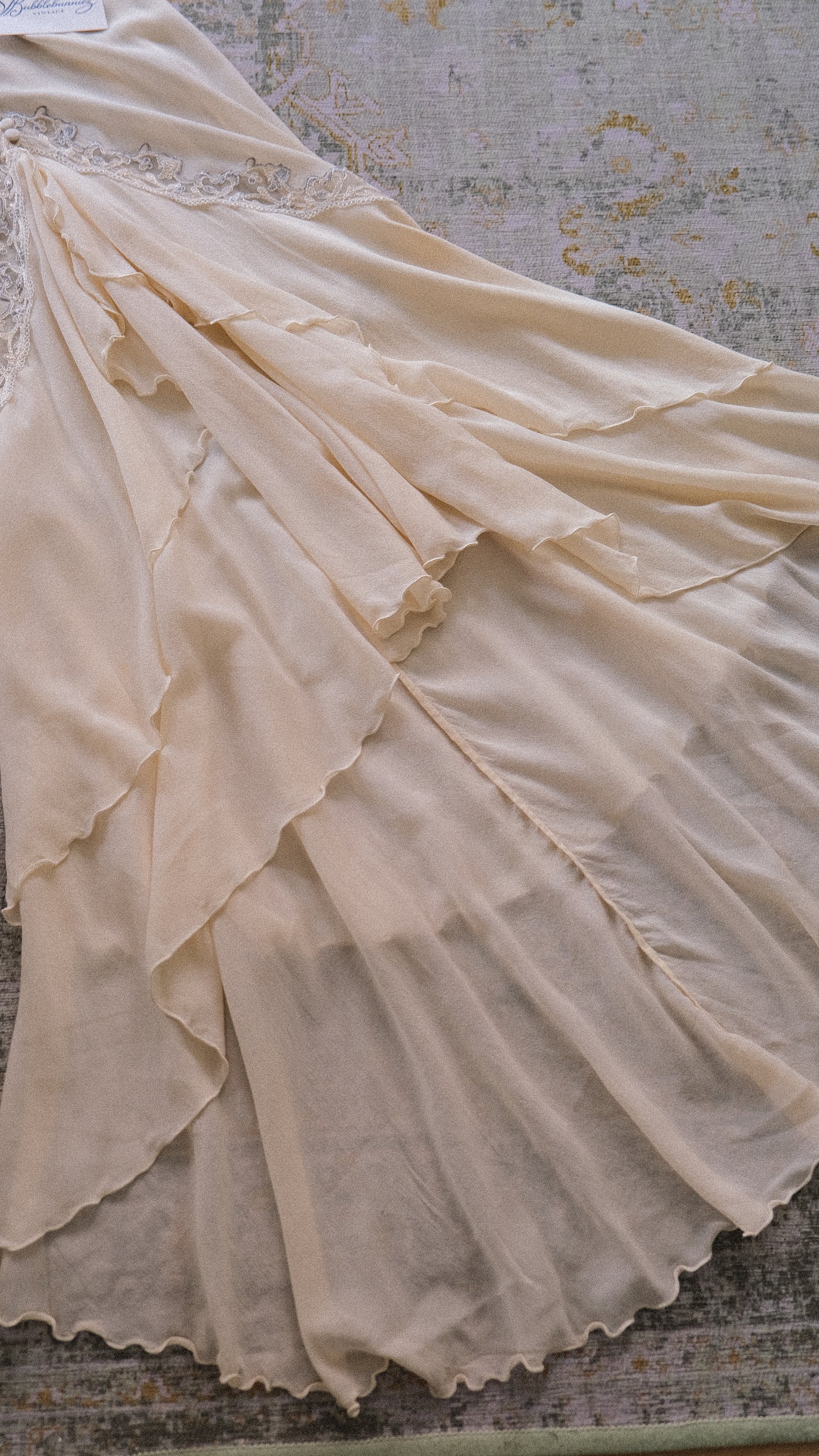 RARE Vintage La Perla late 90s/early 2000s sheer mermaid lingerie dress (XS-S)