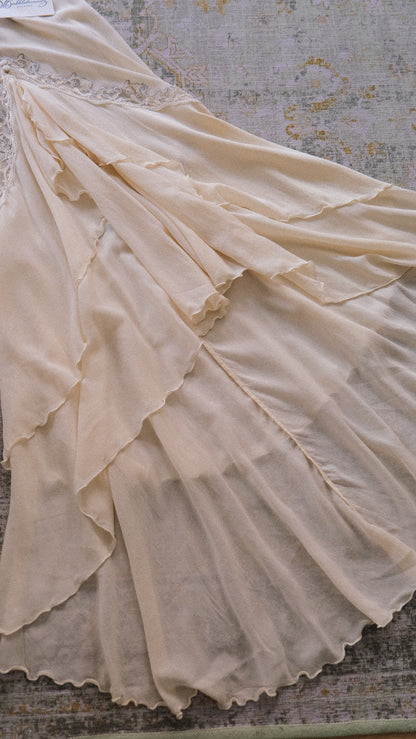 RARE Vintage La Perla late 90s/early 2000s sheer mermaid lingerie dress (XS-S)
