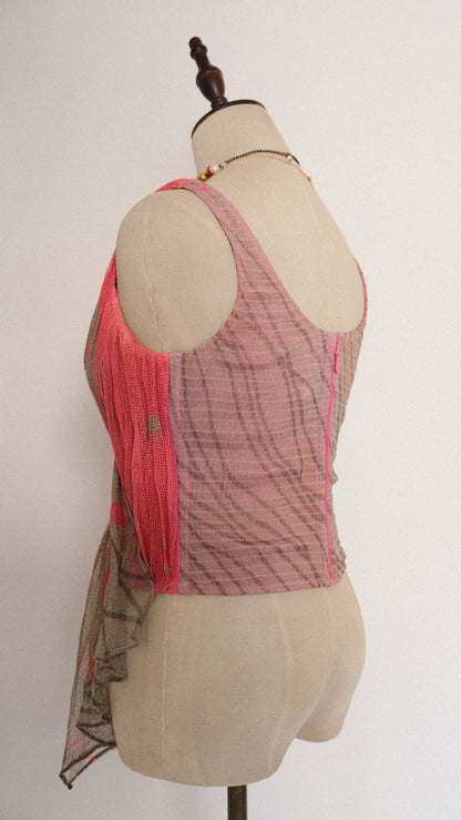 La Perla Rustic Ruffle bustier (M)