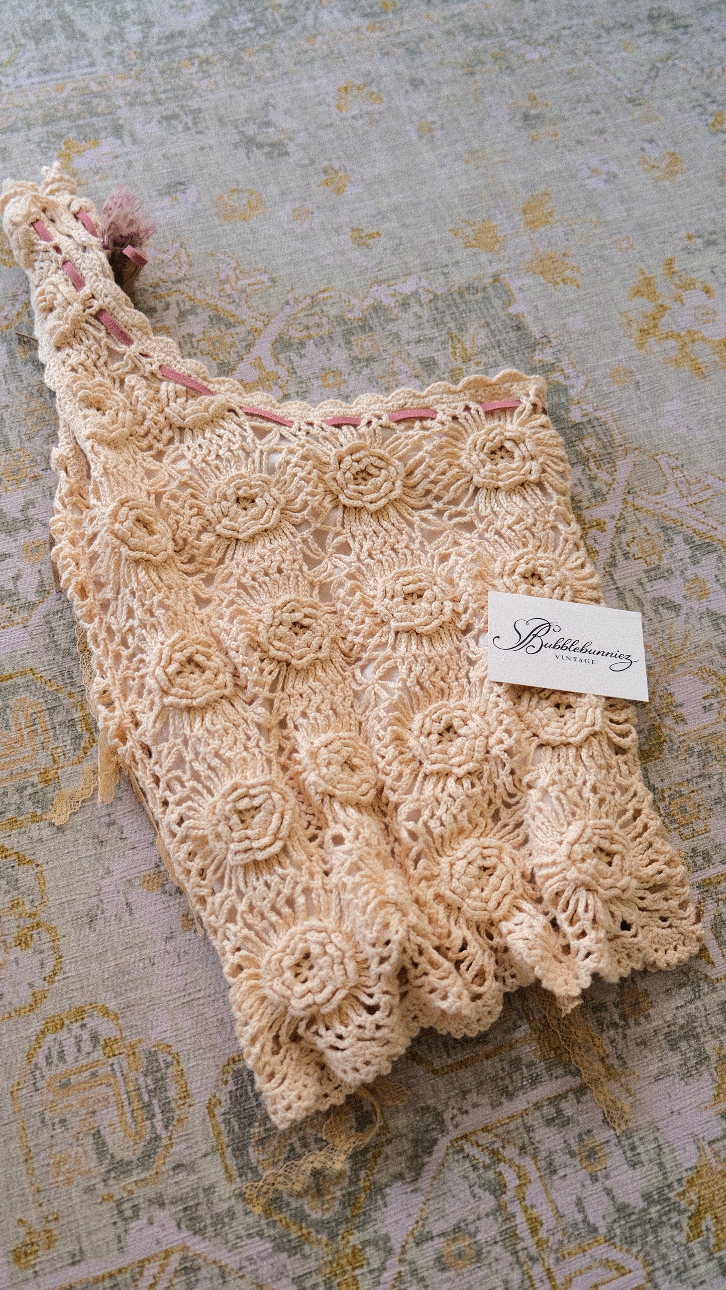 French knit mermaid top (S/M)