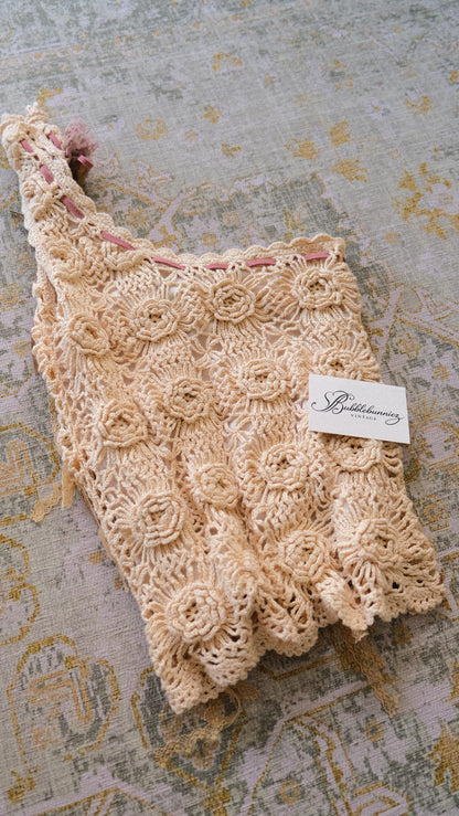 French knit mermaid top (S/M)