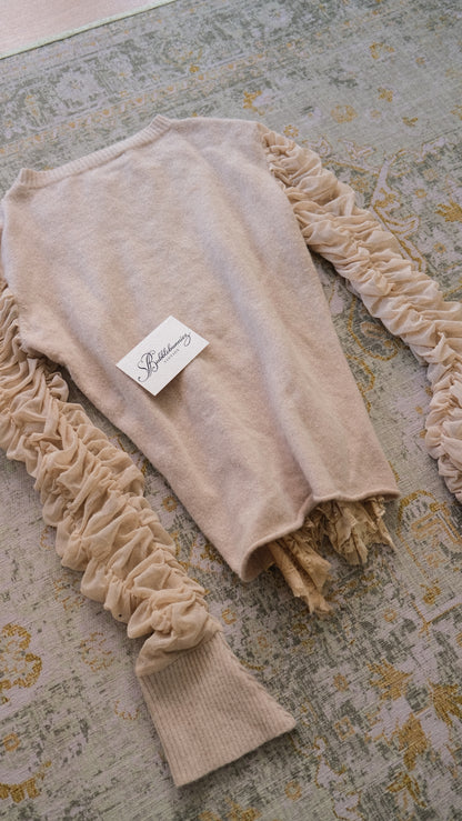Vintage French mermaid long sleeve (S-M)