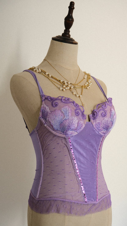 Lavender moonlight corset (75/34, B, B/C cup)