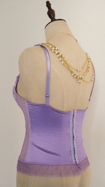 Lavender moonlight corset (75/34, B, B/C cup)