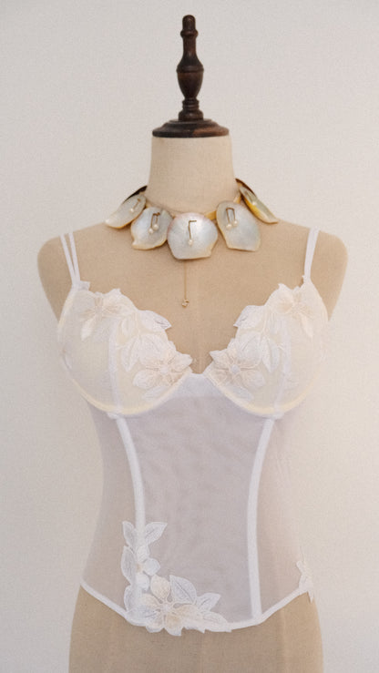 Malizia Floral corset (80B/36B)