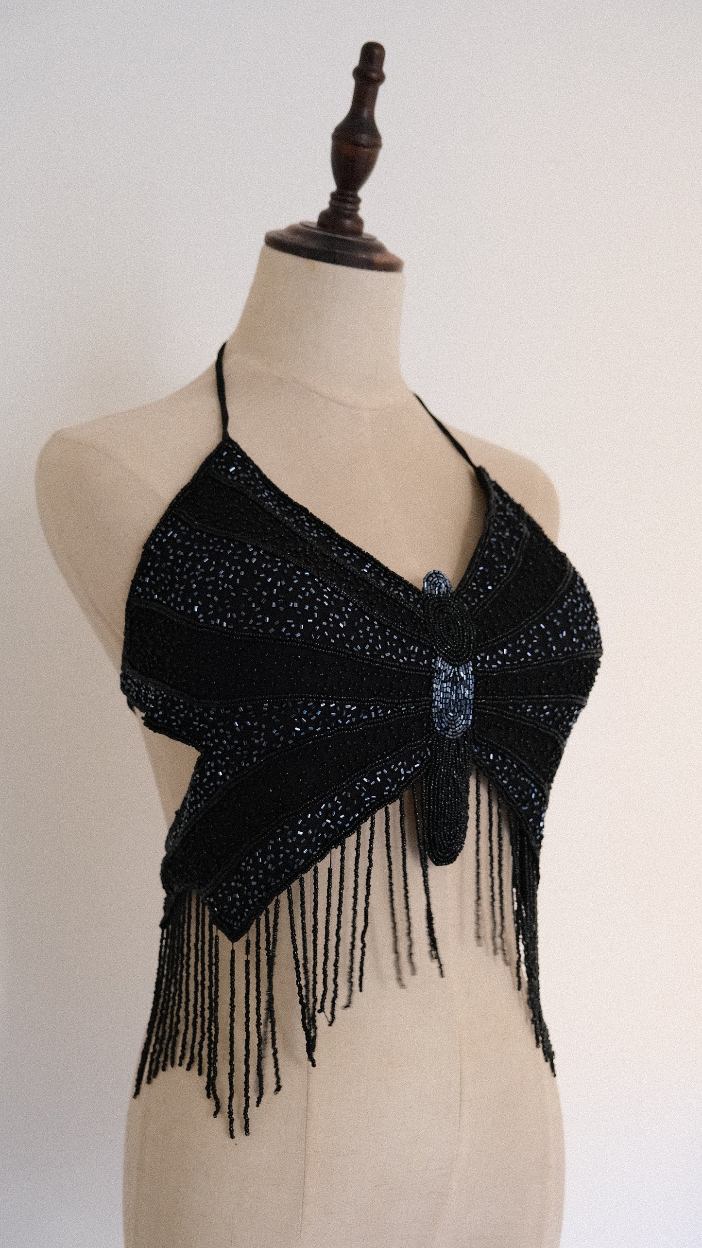 Butterfly beaded top (ONE SIZE)