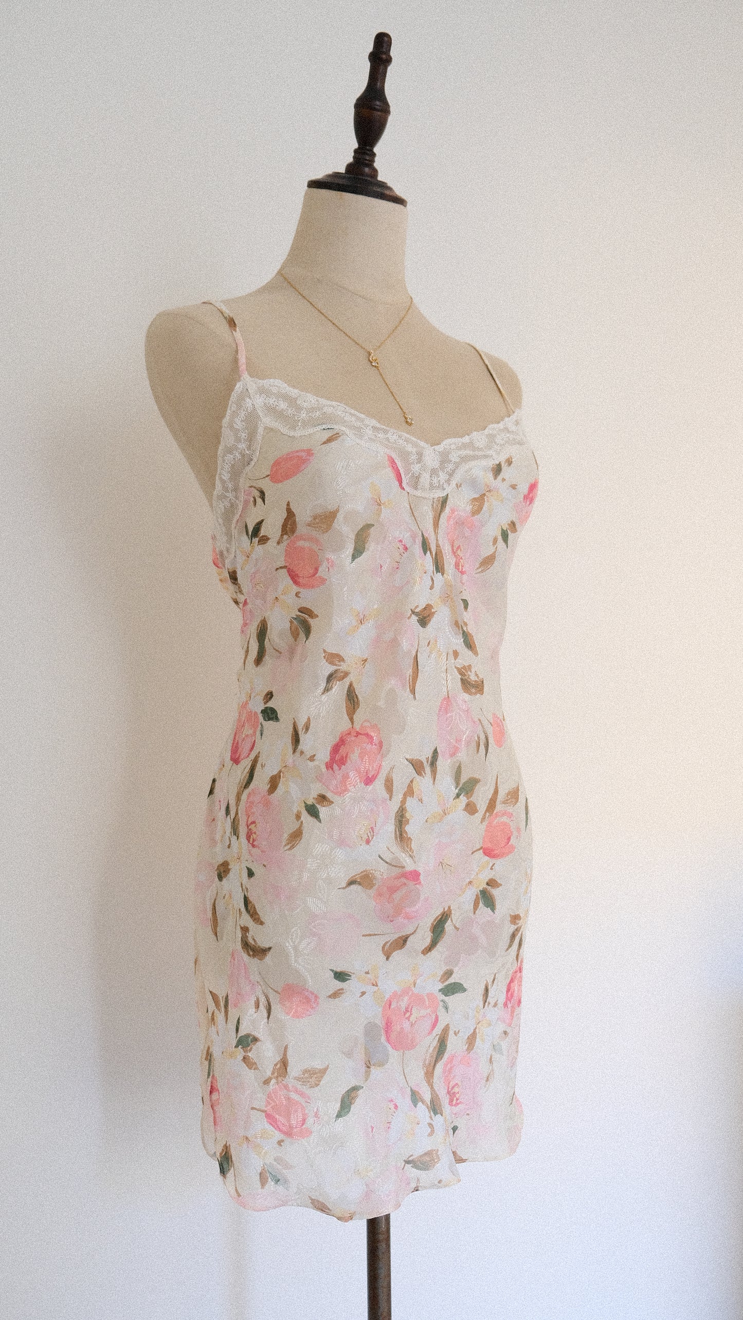 Soft blush and cream blossoms babydoll (M, M/L, L)