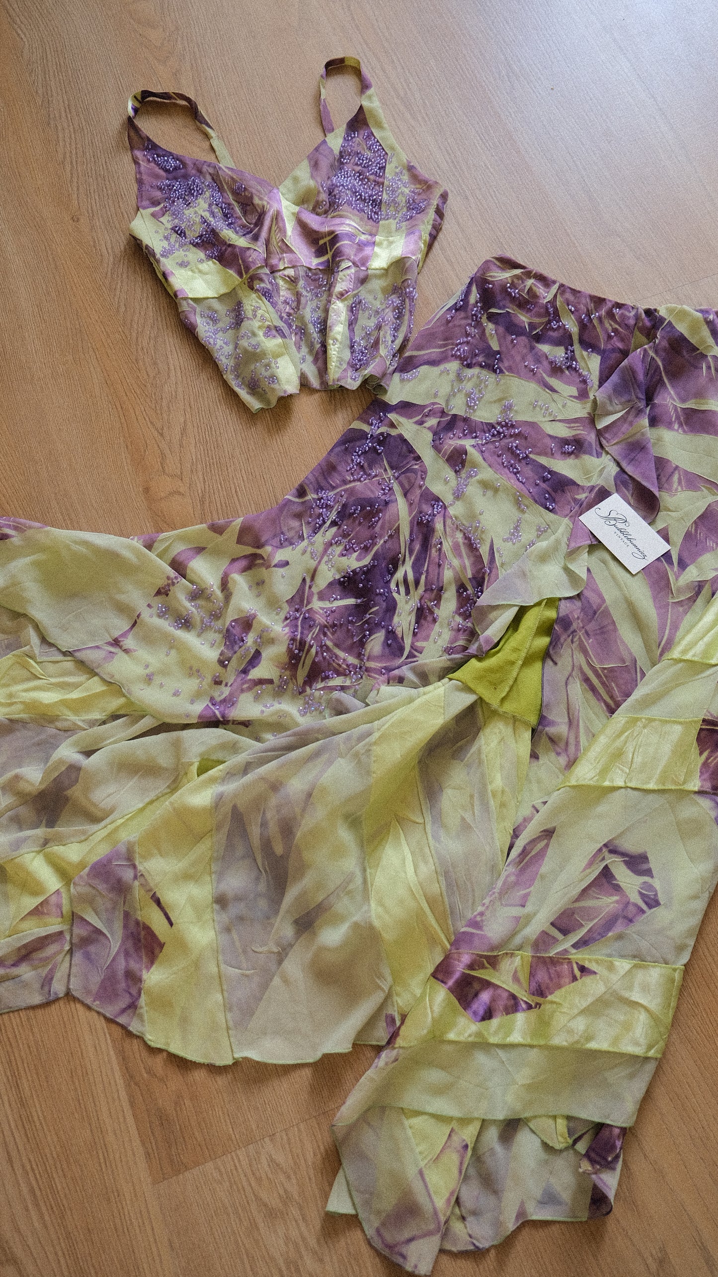 Vintage mint & purple set (S/M-M)