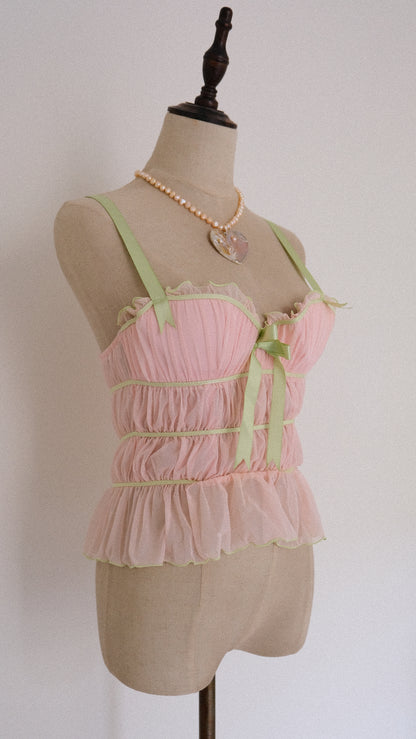 Rare 2006 Chantal Thomass Ruffle corset (70B/32B)
