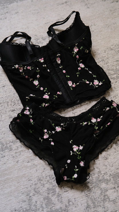 Vintage Dusk Garden lingerie set (75/34)