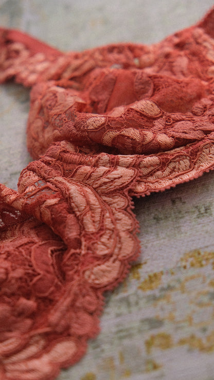 Vintage La Perla rose lingerie set (34/75, B cup)