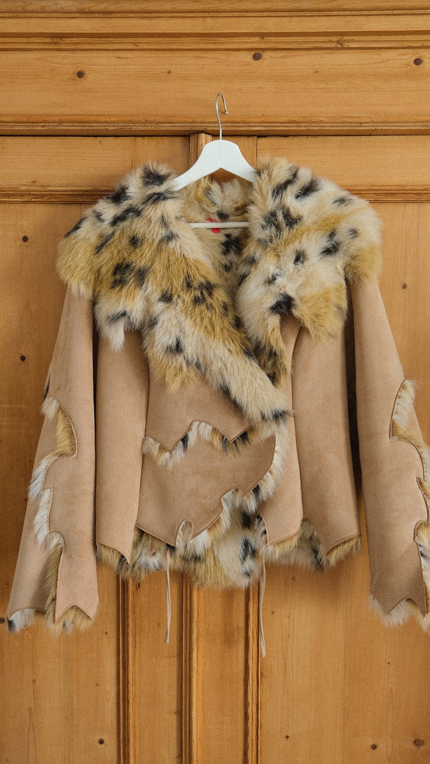 Vintage Derhy faux fur jacket (M-L)