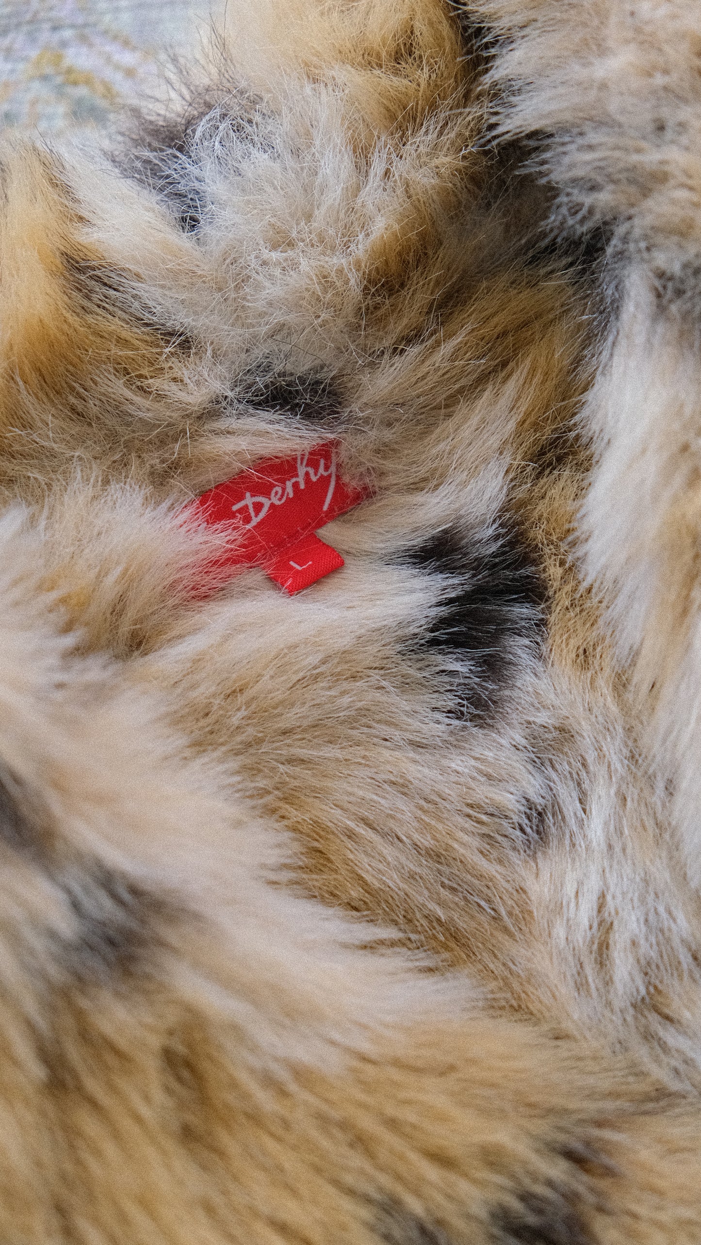 Vintage Derhy faux fur jacket (M-L)