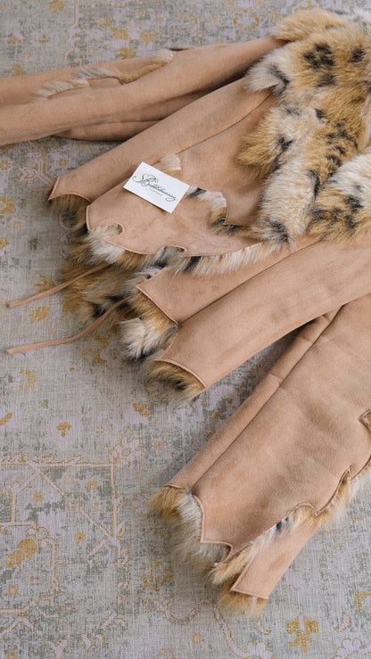 Vintage Derhy faux fur jacket (M-L)