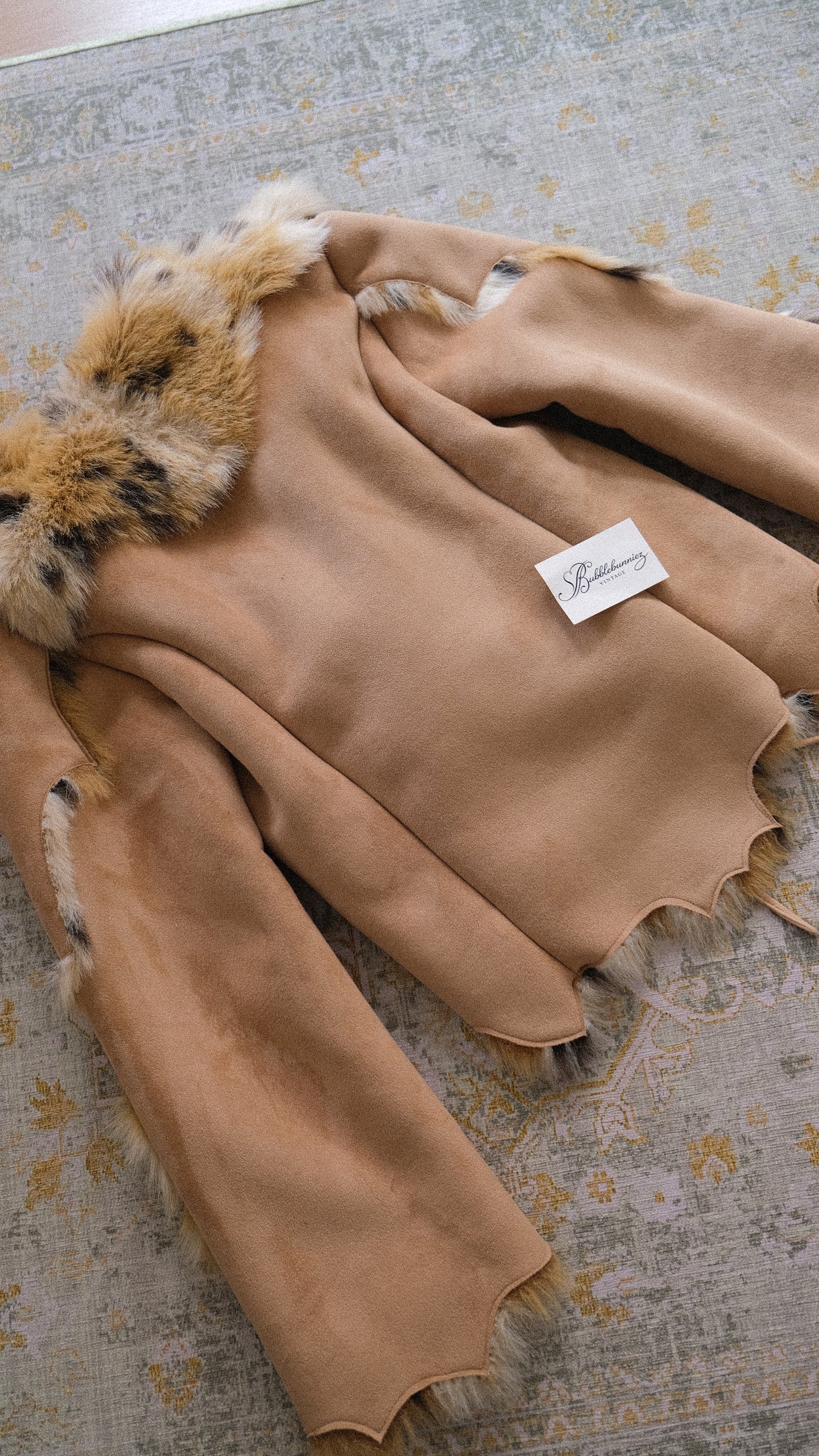 Vintage Derhy faux fur jacket (M-L)