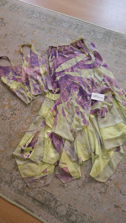 Vintage mint & purple set (S/M-M)