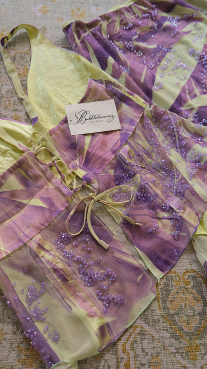 Vintage mint & purple set (S/M-M)