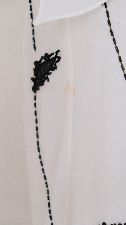 Black and White Bridal dress (S/M, M)