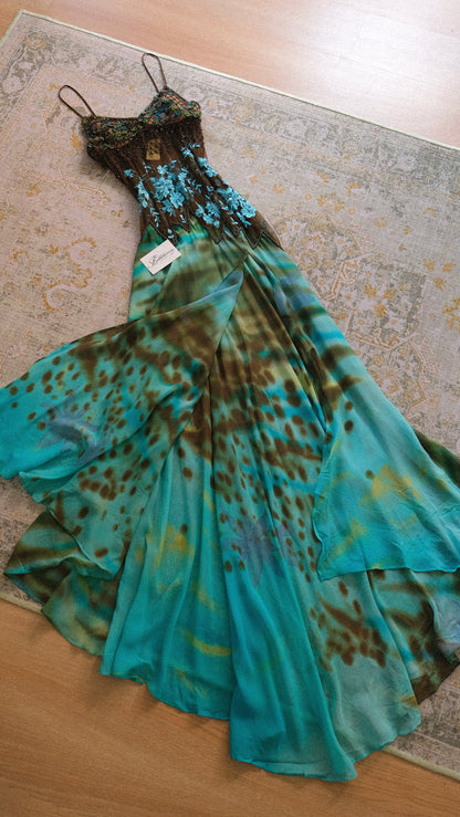 RARE Vintage La Perla faux feather lingerie dress (XS/S)