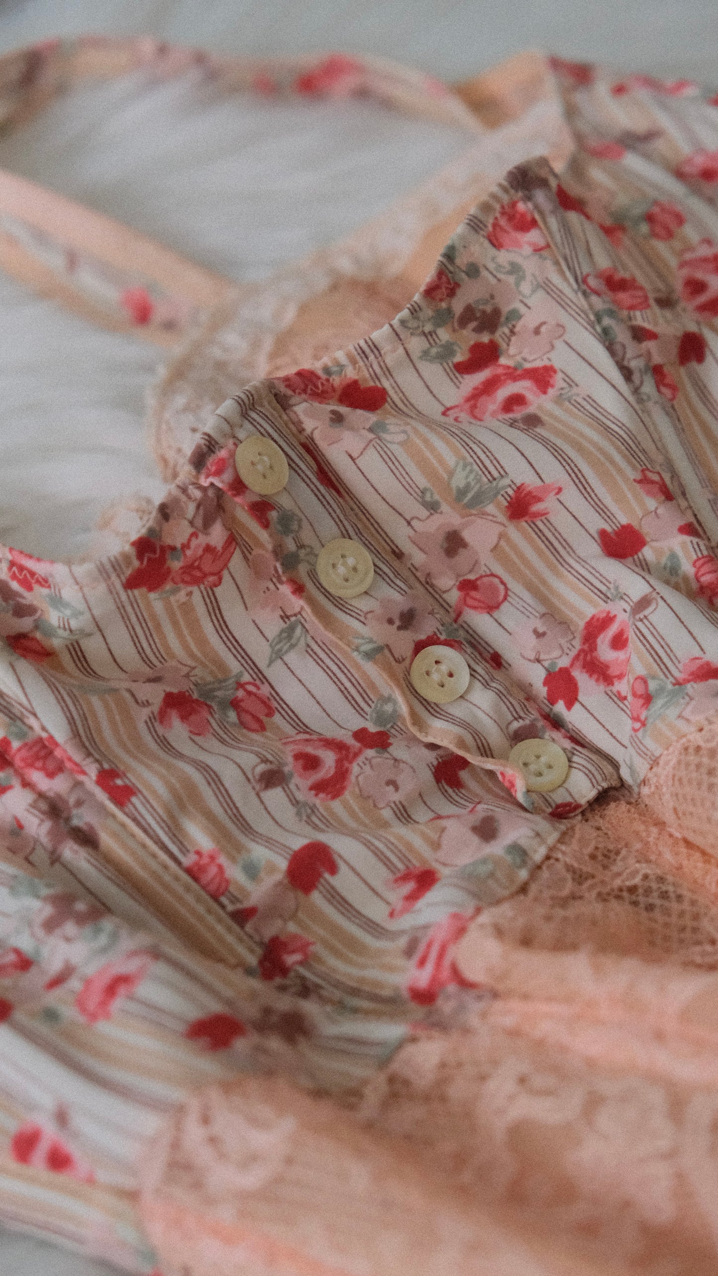Chantal Thomass peachy floral corset (34C/75C)