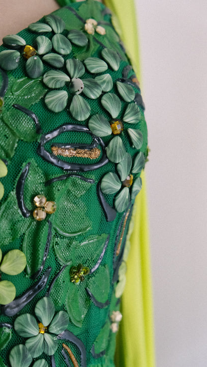Limeglow gown (M, M/L)