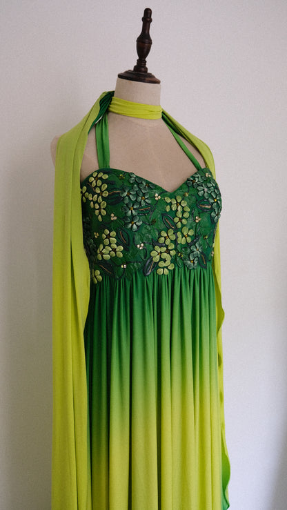 Limeglow gown (M, M/L)