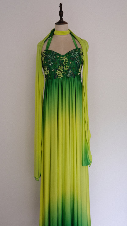 Limeglow gown (M, M/L)