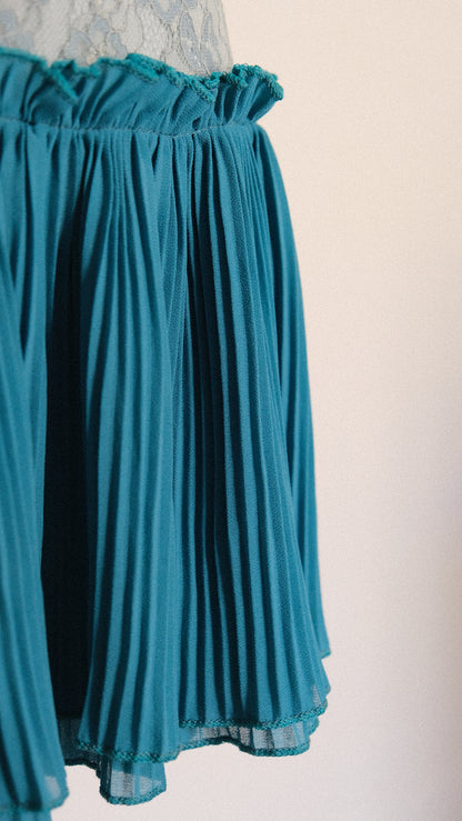 Aqua mini dress (S/M, M)