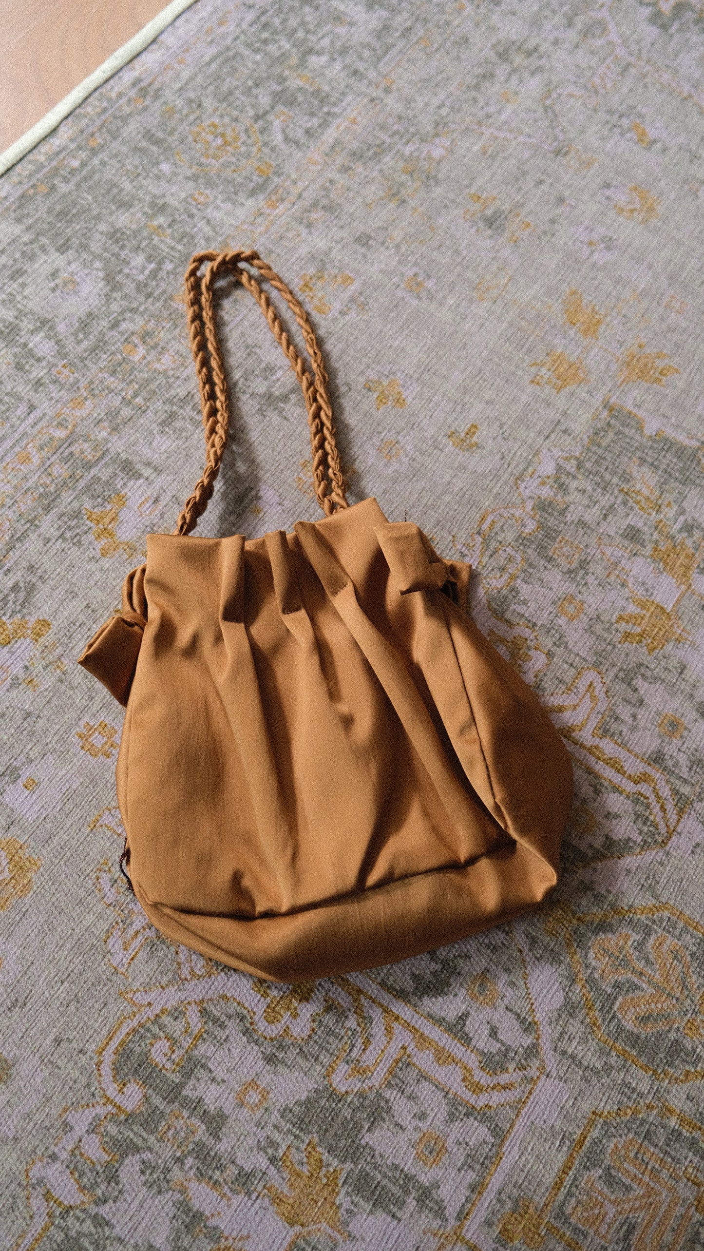 Vintage Nicowa floral dress with handbag (S)
