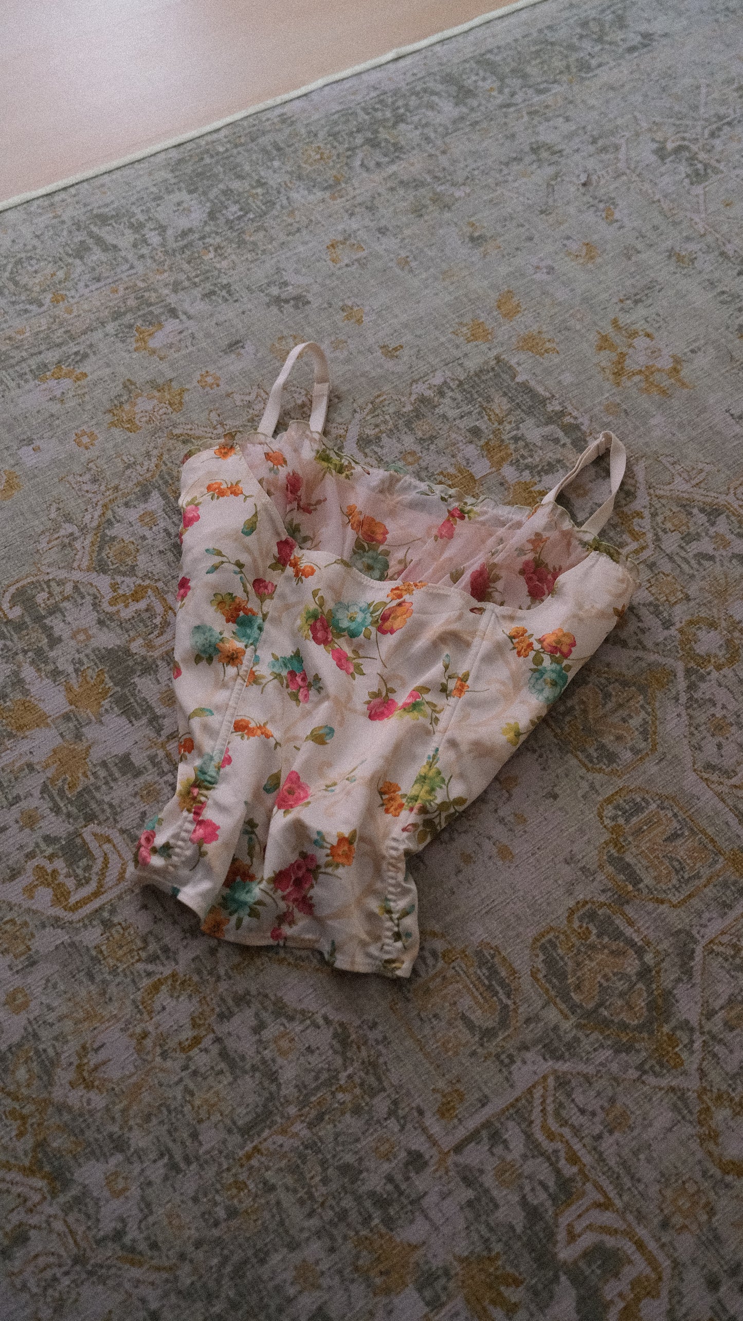 Vintage French floral 3 piece (S)
