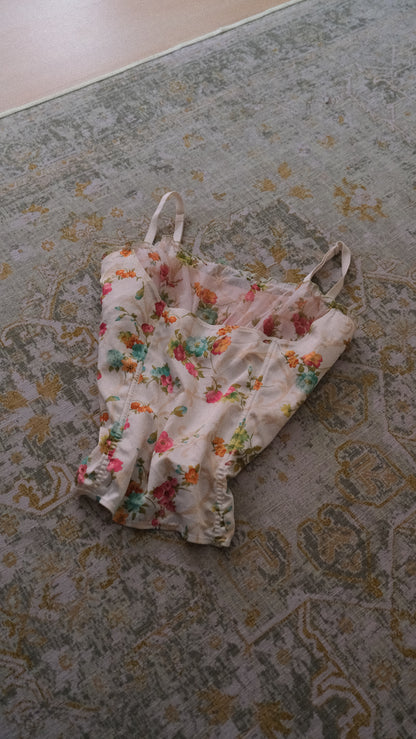 Vintage French floral 3 piece (S)