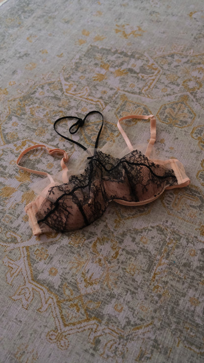 Chantal Thomass lace halter bra (75B/34B)