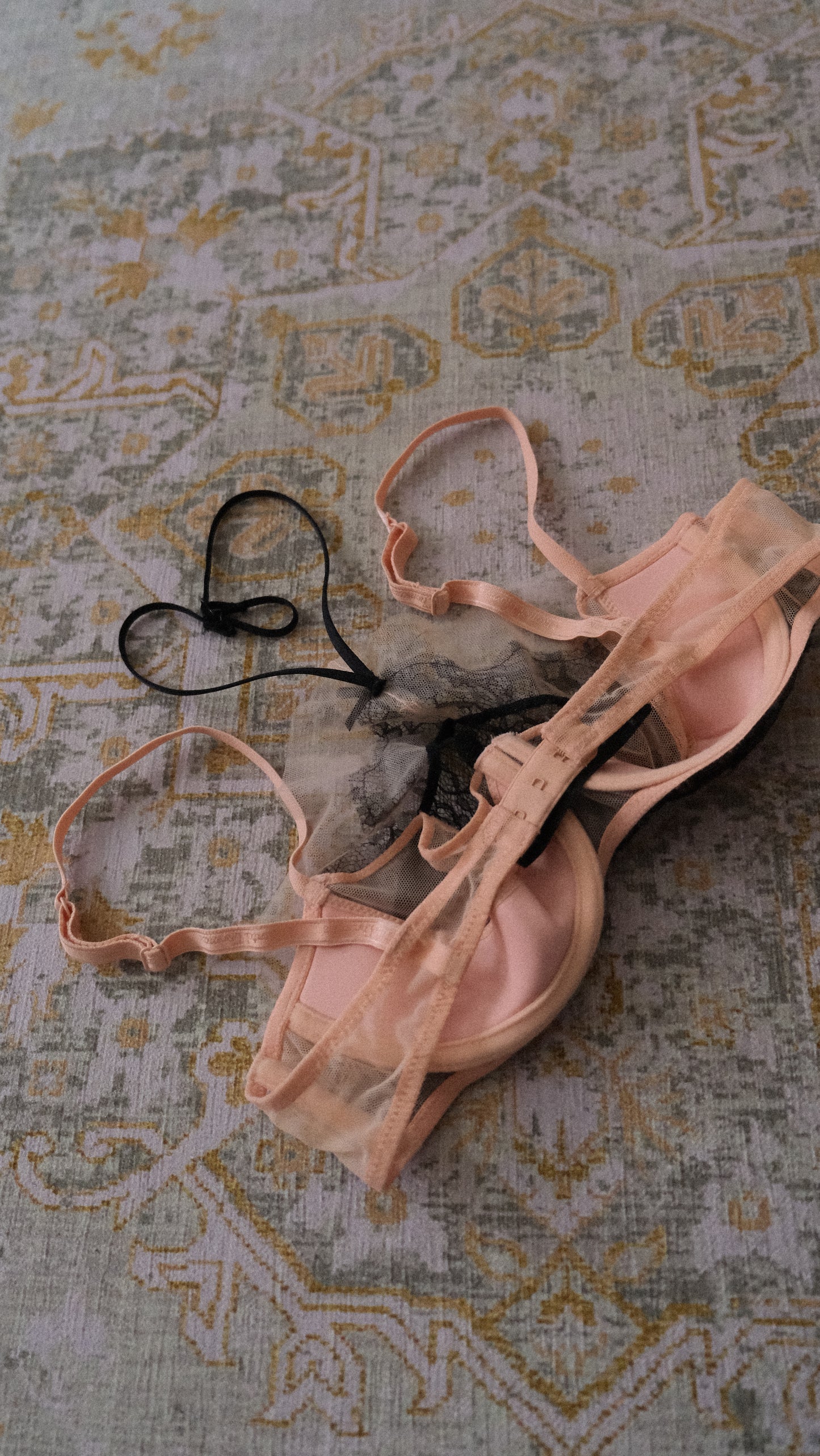 Chantal Thomass lace halter bra (75B/34B)
