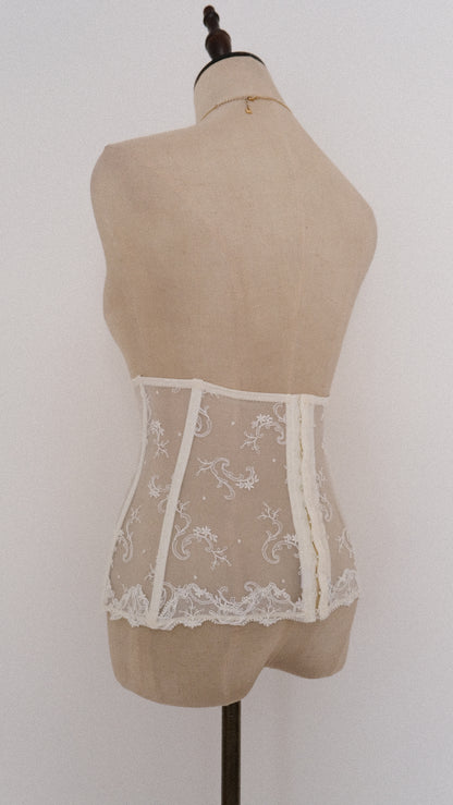 Vintage French Angelic garter (M)
