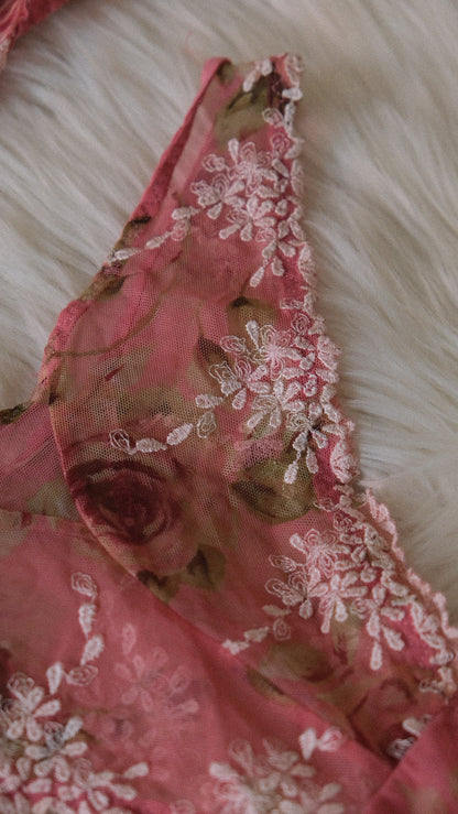 Vintage dark blush 2 piece (36B/80B)