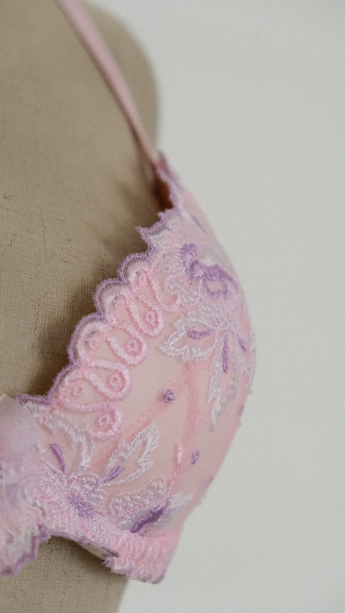 Pink and Lilac Fae bra (34B/75B)