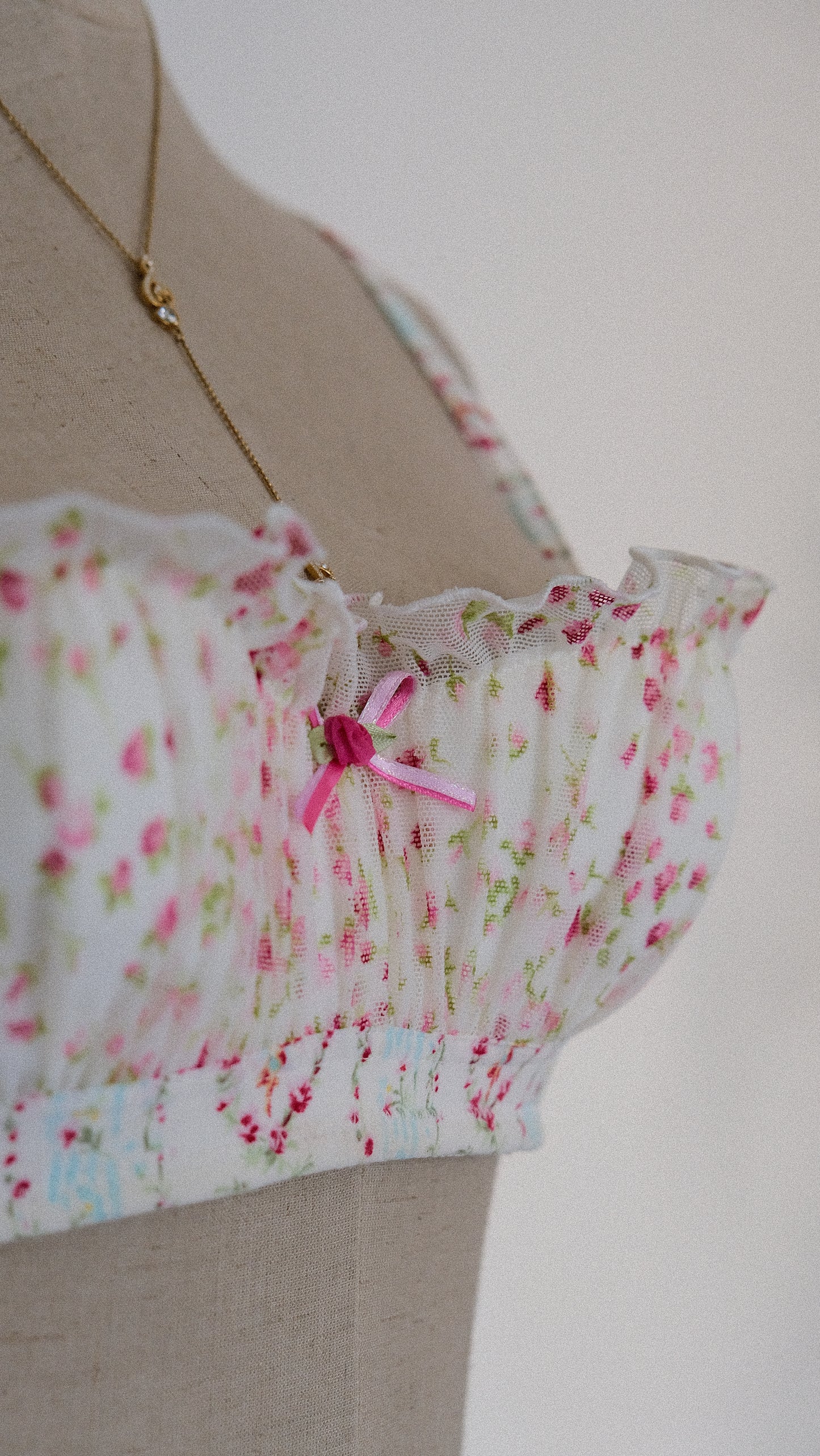 Vintage Chantal Thomass floral balconette (34B/75B)