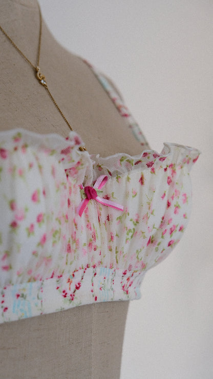 Vintage Chantal Thomass floral balconette (34B/75B)
