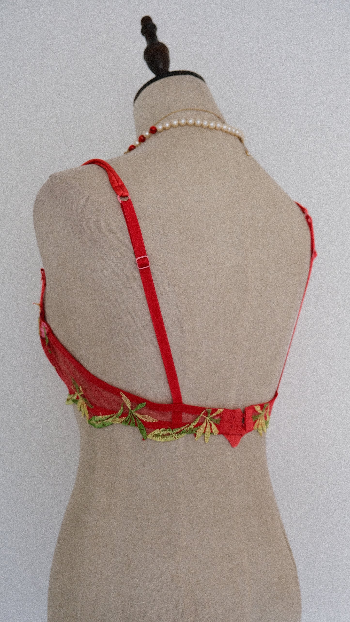 Vintage French tropical bra (70C/32C)