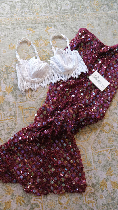 Vintage French swan bra (34A/75A)
