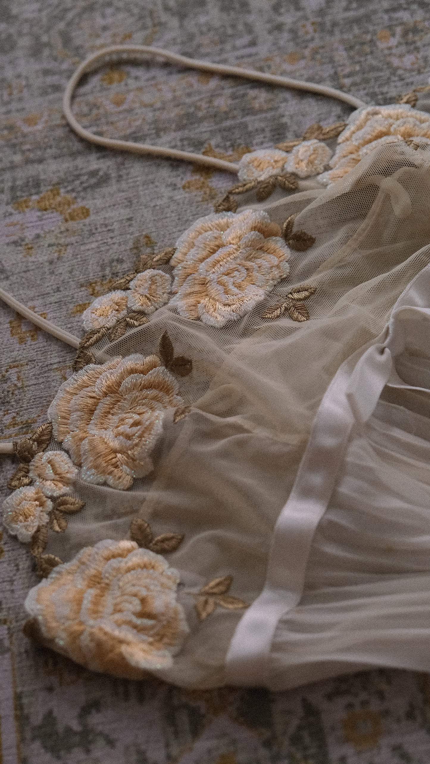 Vintage Italian soft floral babydoll with pleads