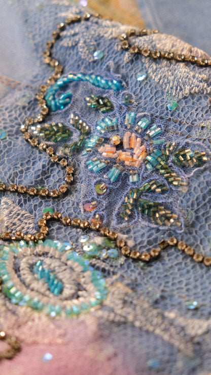 Vintage mermaid 2 piece set (S)
