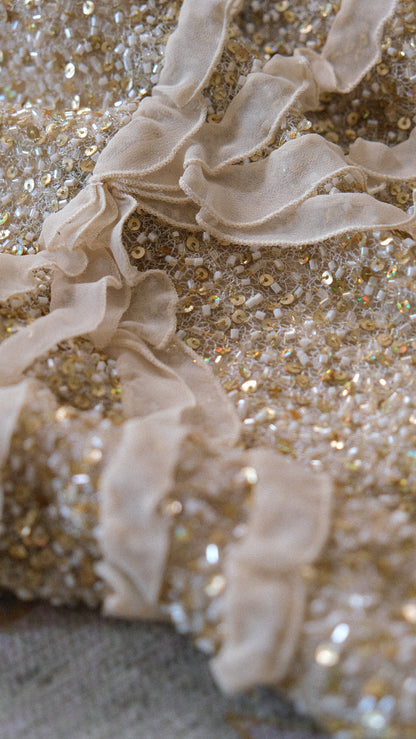 Vintage Spanish ‘washed ashore’ mermaid gown