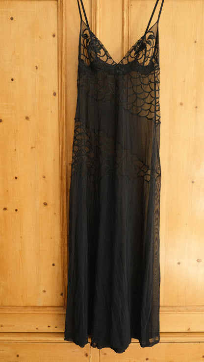 Marvel by La Perla black sheer lingerie dress
